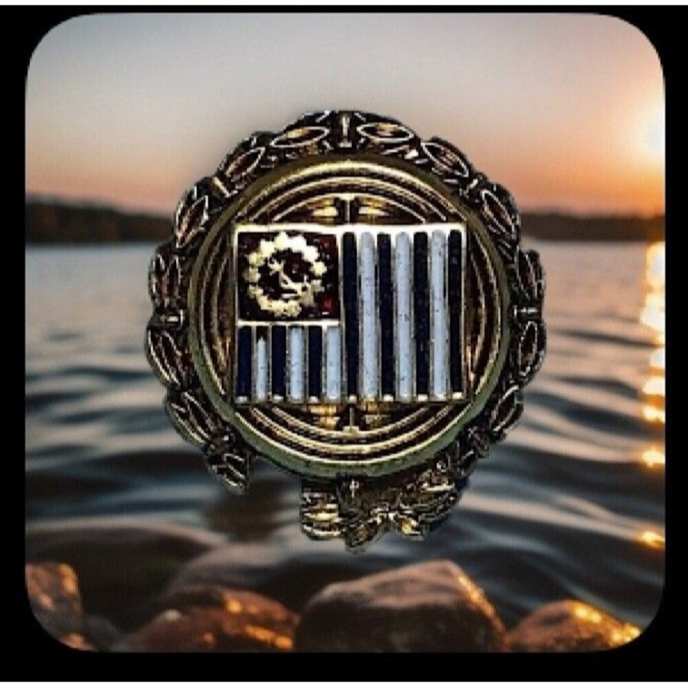 US Power Squadron Nautical Flag  Lapel Pin